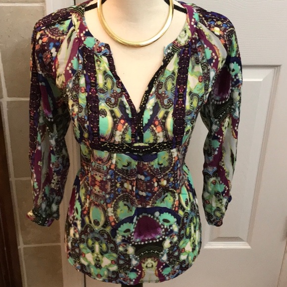 Nicole by Nicole Miller Tops - Nicole Sheer Top